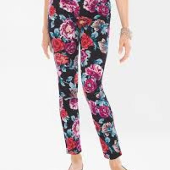 Chico's Denim - Chicos Floral Jeggings NWT